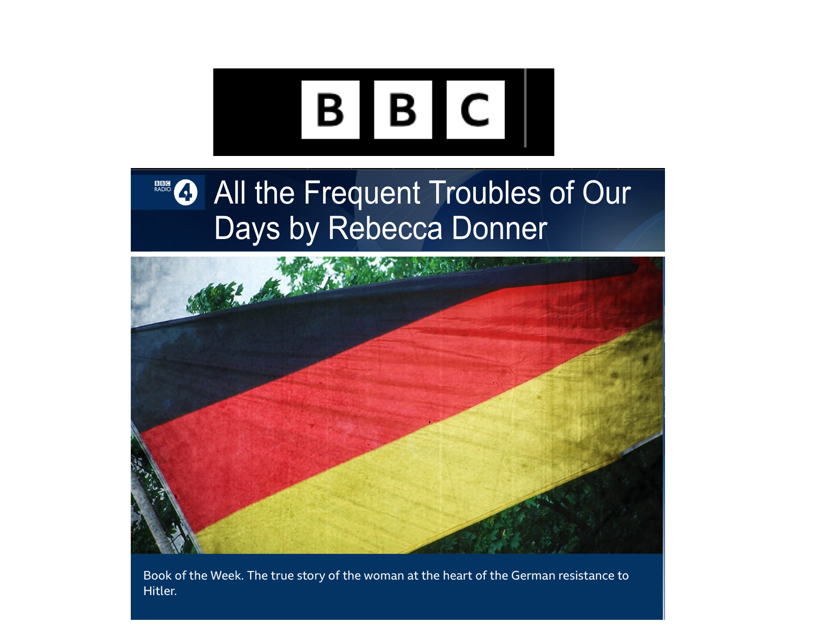 BBC RADIO 4 BOOK OF THE WEEK