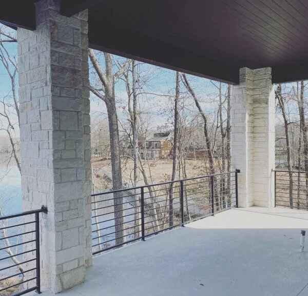 Custom home under construction