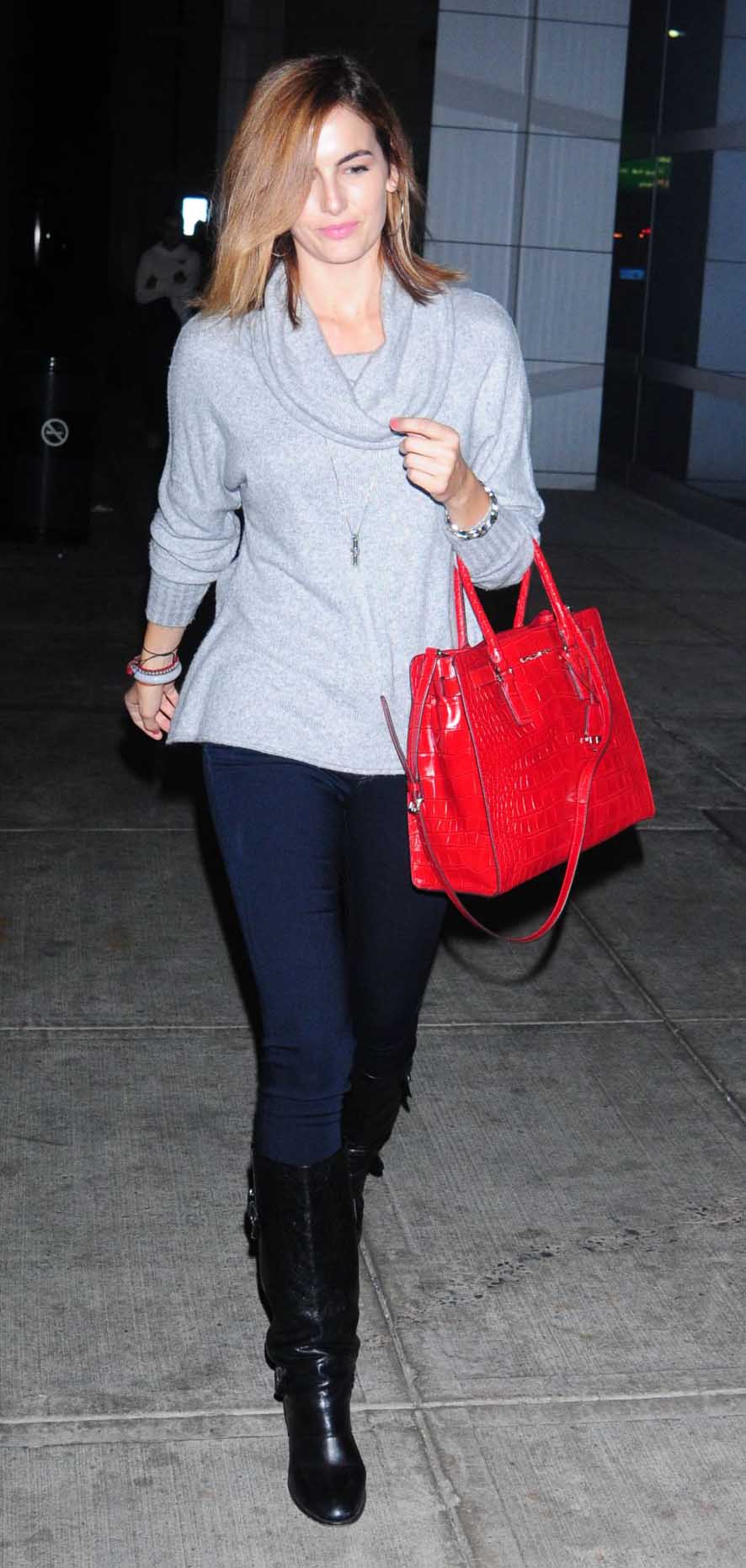 blue-navy-skinny-jeans-grayl-sweater-cowlneck-red-bag-hoops-black-shoe-boots-camillabelle-hairr-fall-winter-weekend.jpg