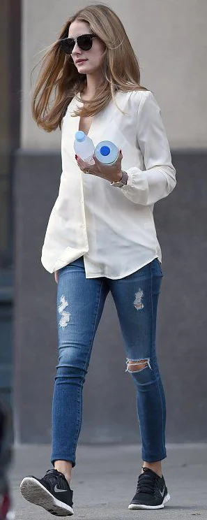 olivia palermo black jeans