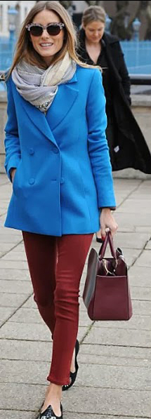 red-skinny-jeans-blue-med-jacket-coat-oliviapalermo-wear-outfit-fashion-fall-winter-black-shoe-flats-grayl-scarf-burgundy-bag-sun-hairr-lunch.jpg