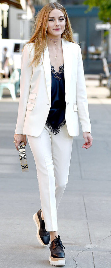 white-slim-pants-blue-navy-top-cami-white-jacket-blazer-suit-silk-black-shoe-brogues-white-bag-clutch-hairr-choker-oliviapalermo-style-outfit-fall-winter-holiday-dinner.jpg