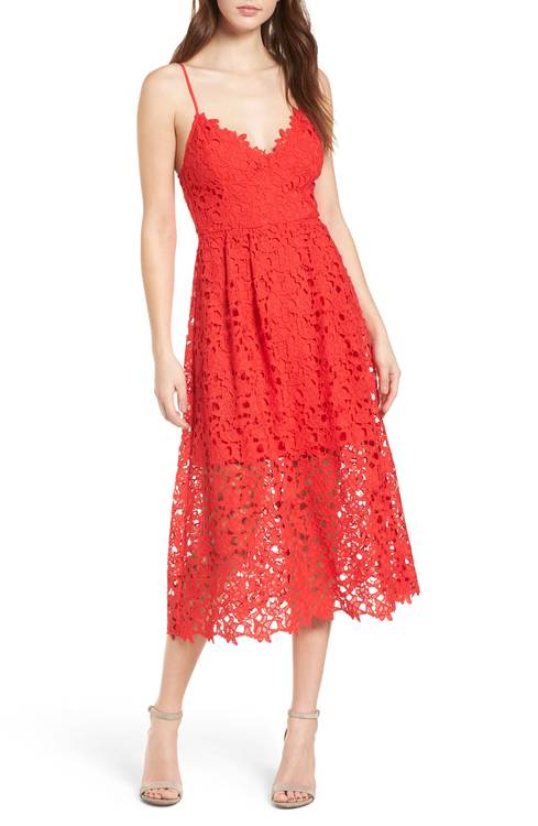 Lace Midi Dress