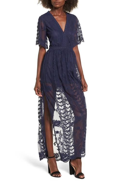 Lace Overlay Romper