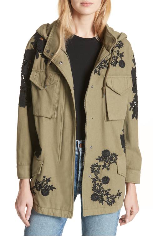 Meta Embroidered Utility Jacket