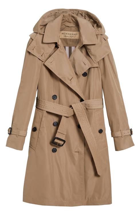 Amberford Taffeta Trench Coat