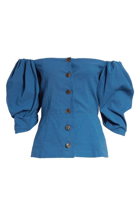Beckette Puff Sleeve Off the Shoulder Blouse