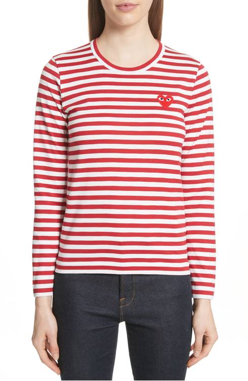PLAY Stripe Cotton Tee