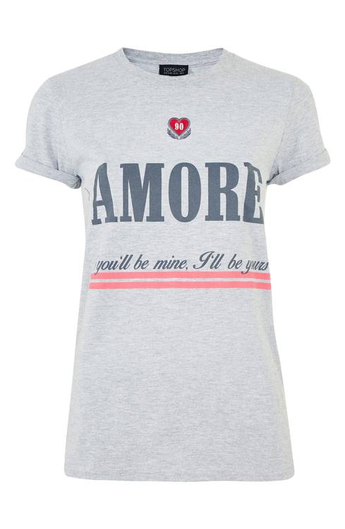 Embroidered Amore Graphic Tee