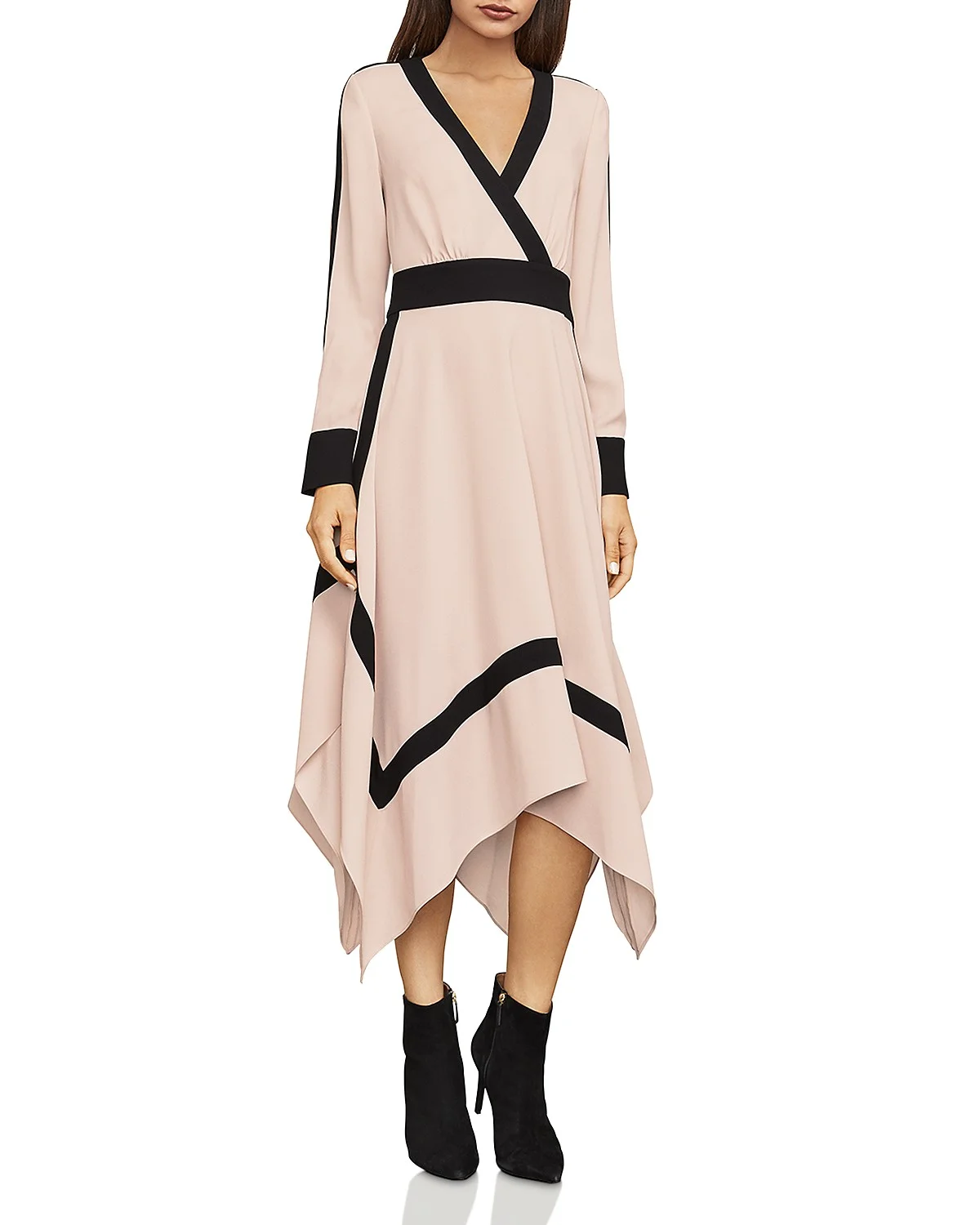 Bambi Faux Wrap Midi Dress