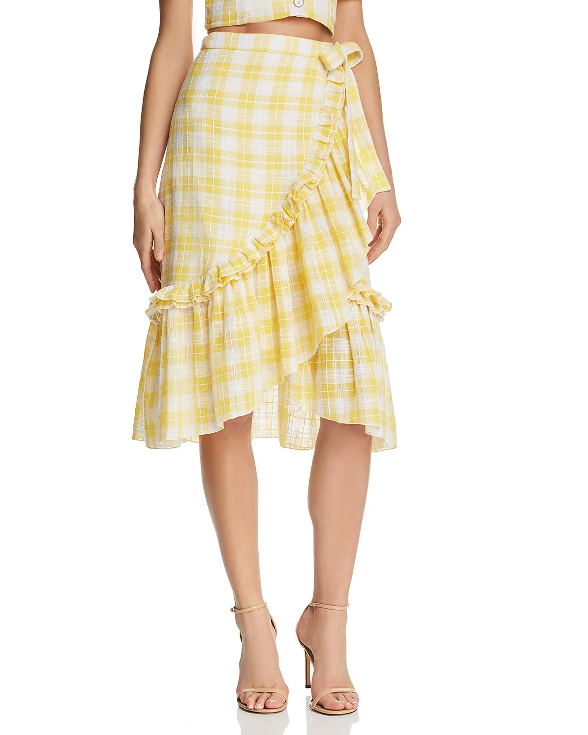 Luclia Midi Wrap Skirt