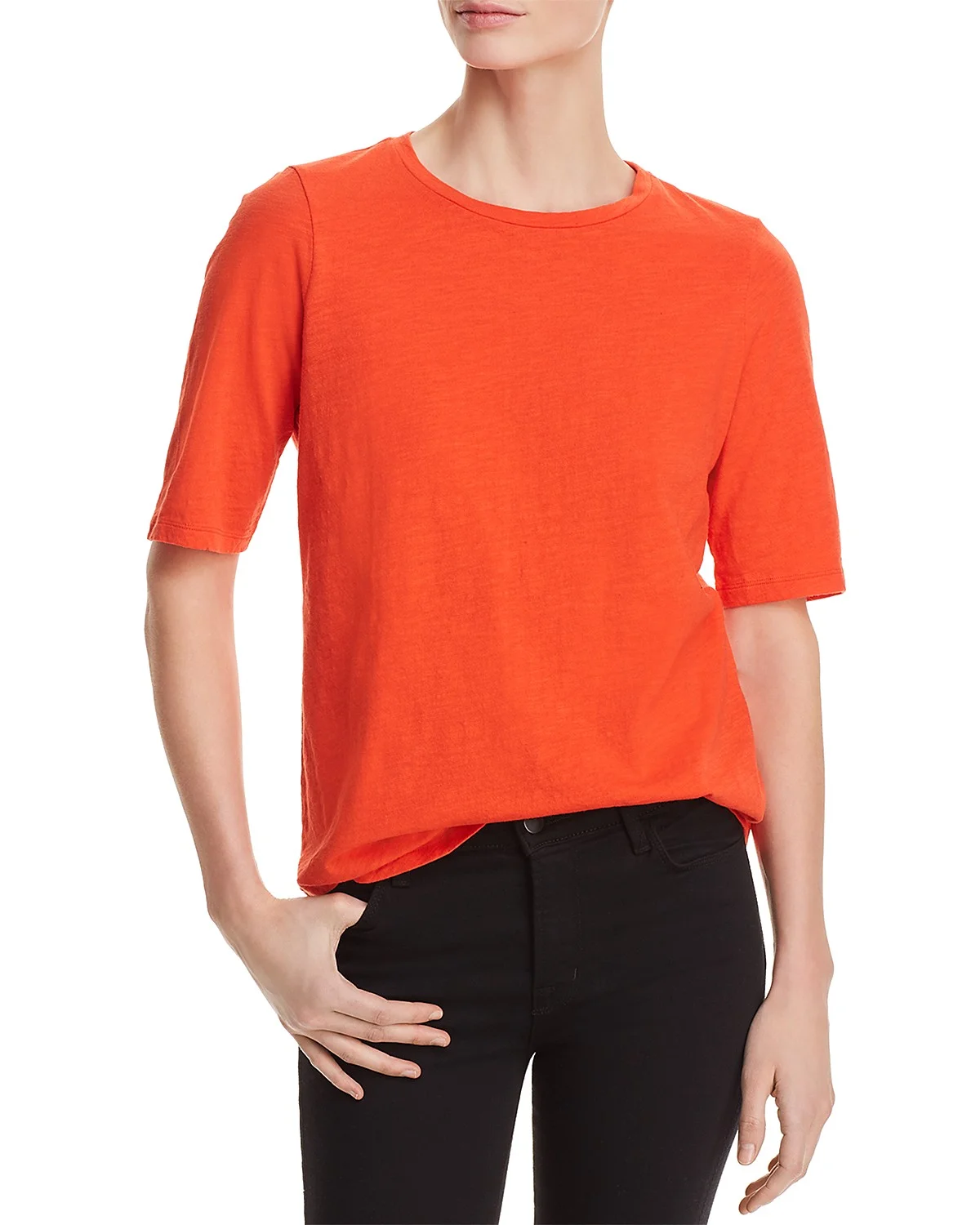 Organic Cotton Slub-Knit Tee