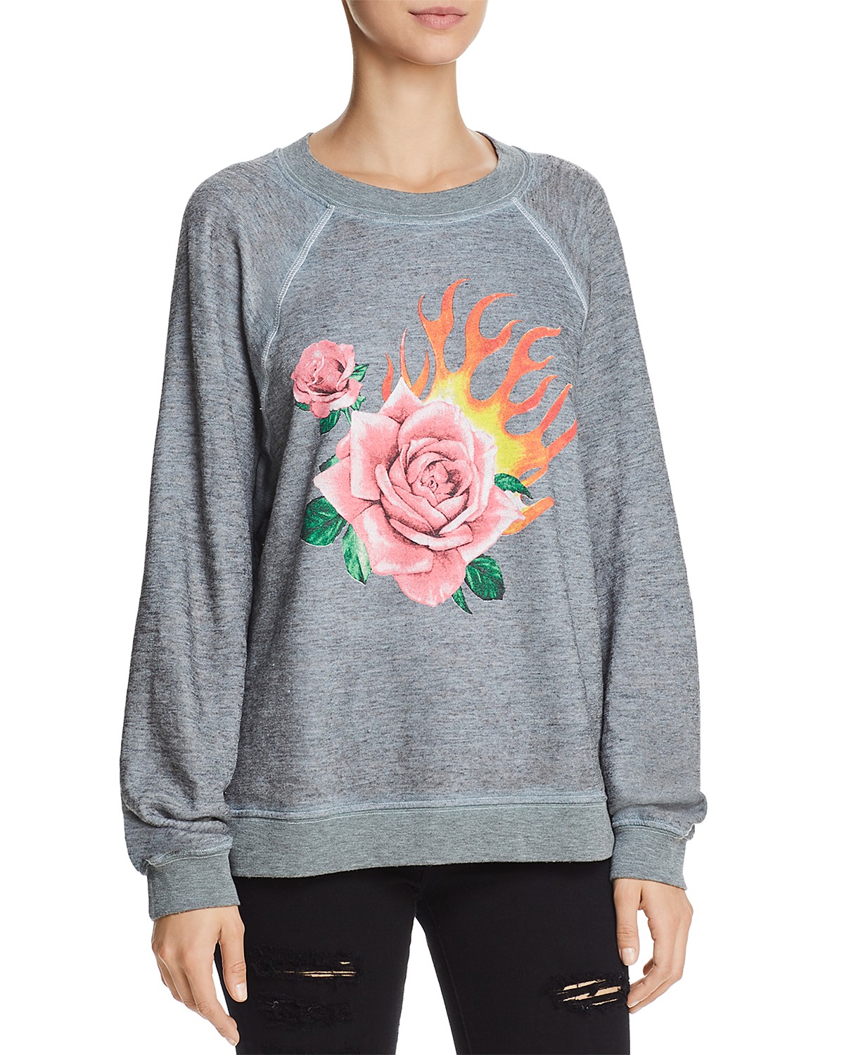 Rose Blaze Graphic Sweatshirt