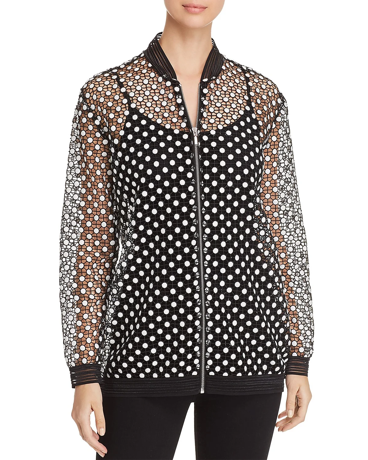 Gilana Embroidered Bomber Jacket