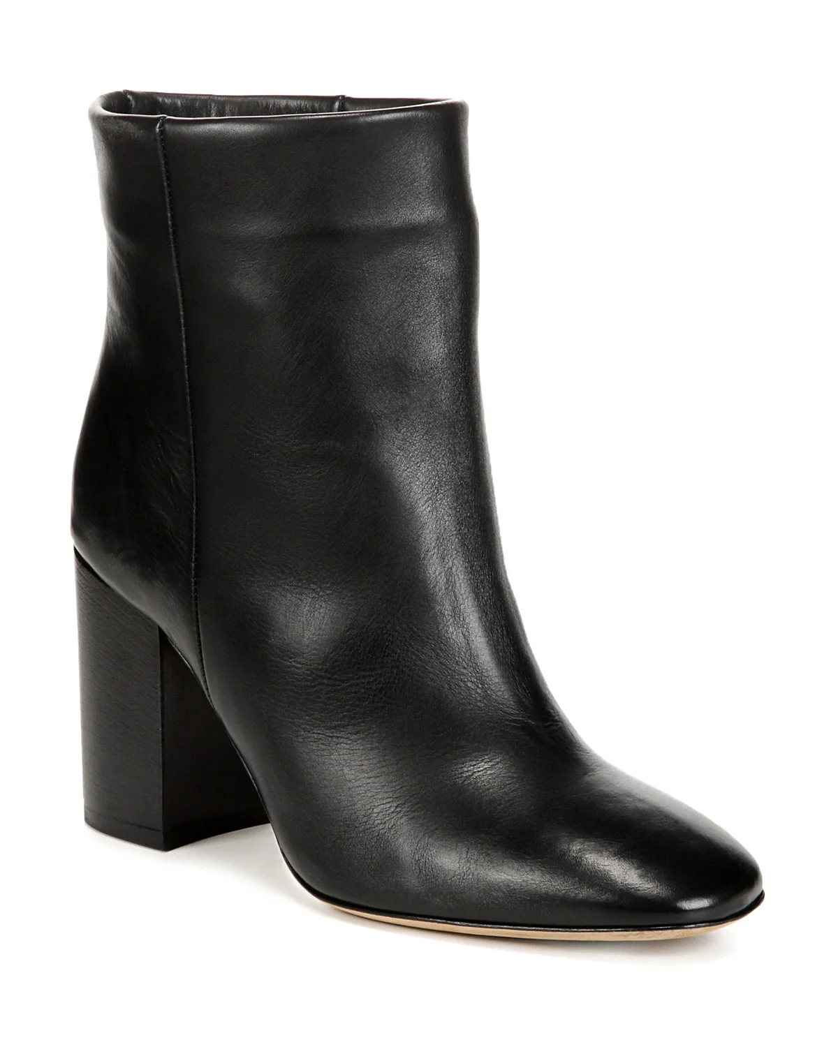 Felton Leather Block Heel Booties