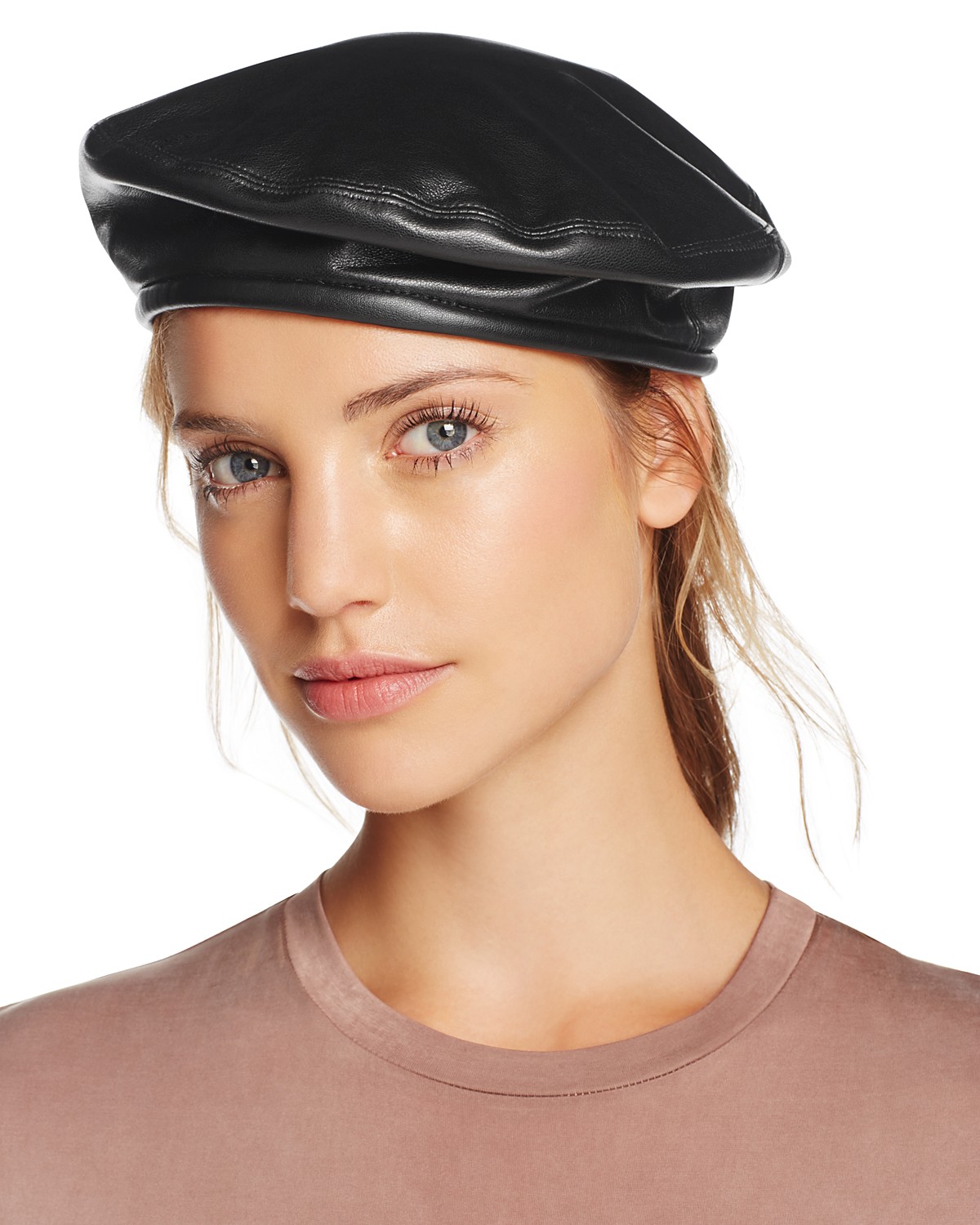 Leather Beret