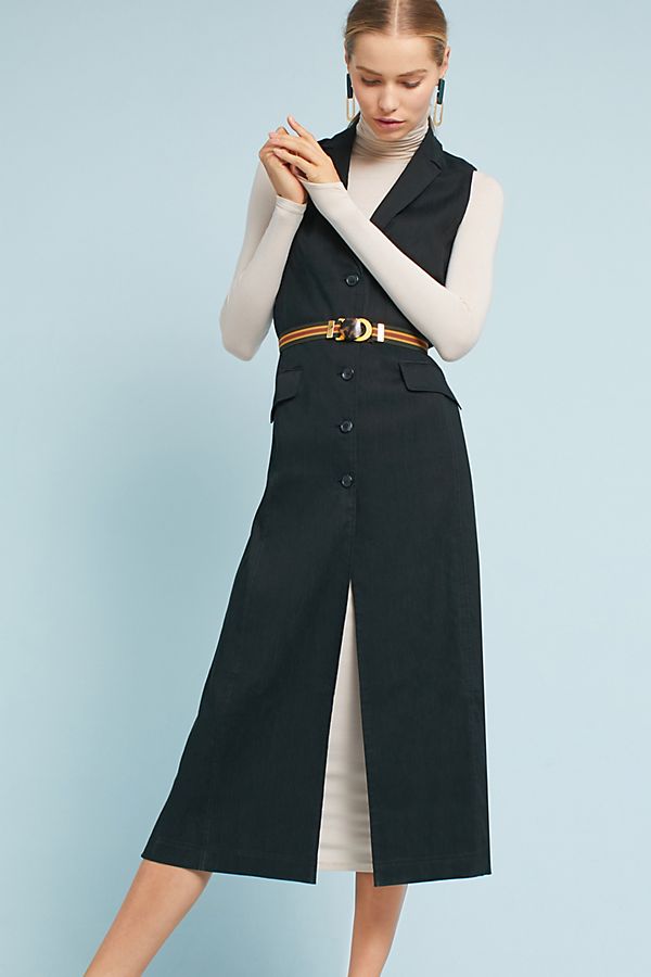 Linen Longline Vest