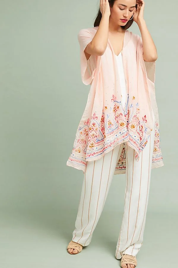 Meredith Embroidered Kimono