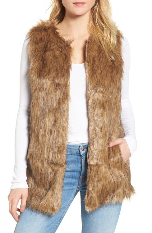 Bishop + Young Faux Fur Vest