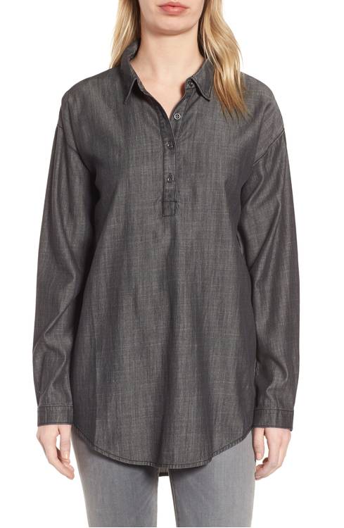 Tencel® & Organic Cotton Tunic Shirt