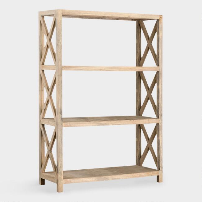 cost-plus-world-market-how-to-organize-your-handbags-shelves-cubbies-hooks-natural-wood-farmhouse-bookcase.jpg