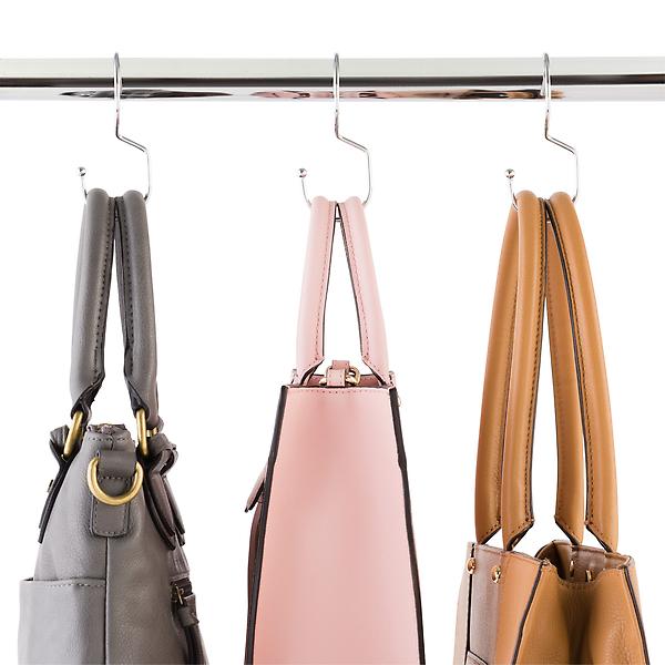 container-store-how-to-organize-your-handbags-shelves-cubbies-hooks-chrome-metal-tote.jpg