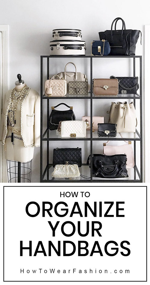 Use bookcases to store and showcase your handbags/shoe collection