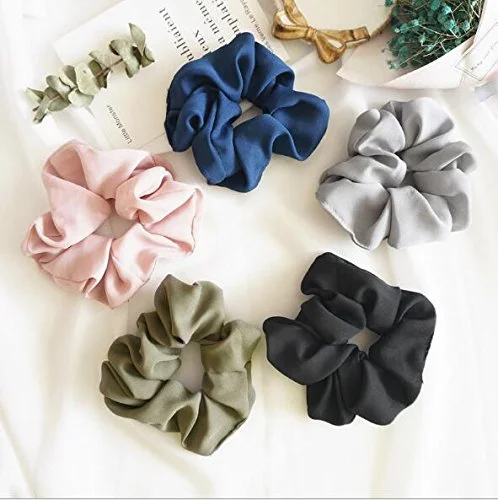 Teemico 5 Pack Hair Scrunchies