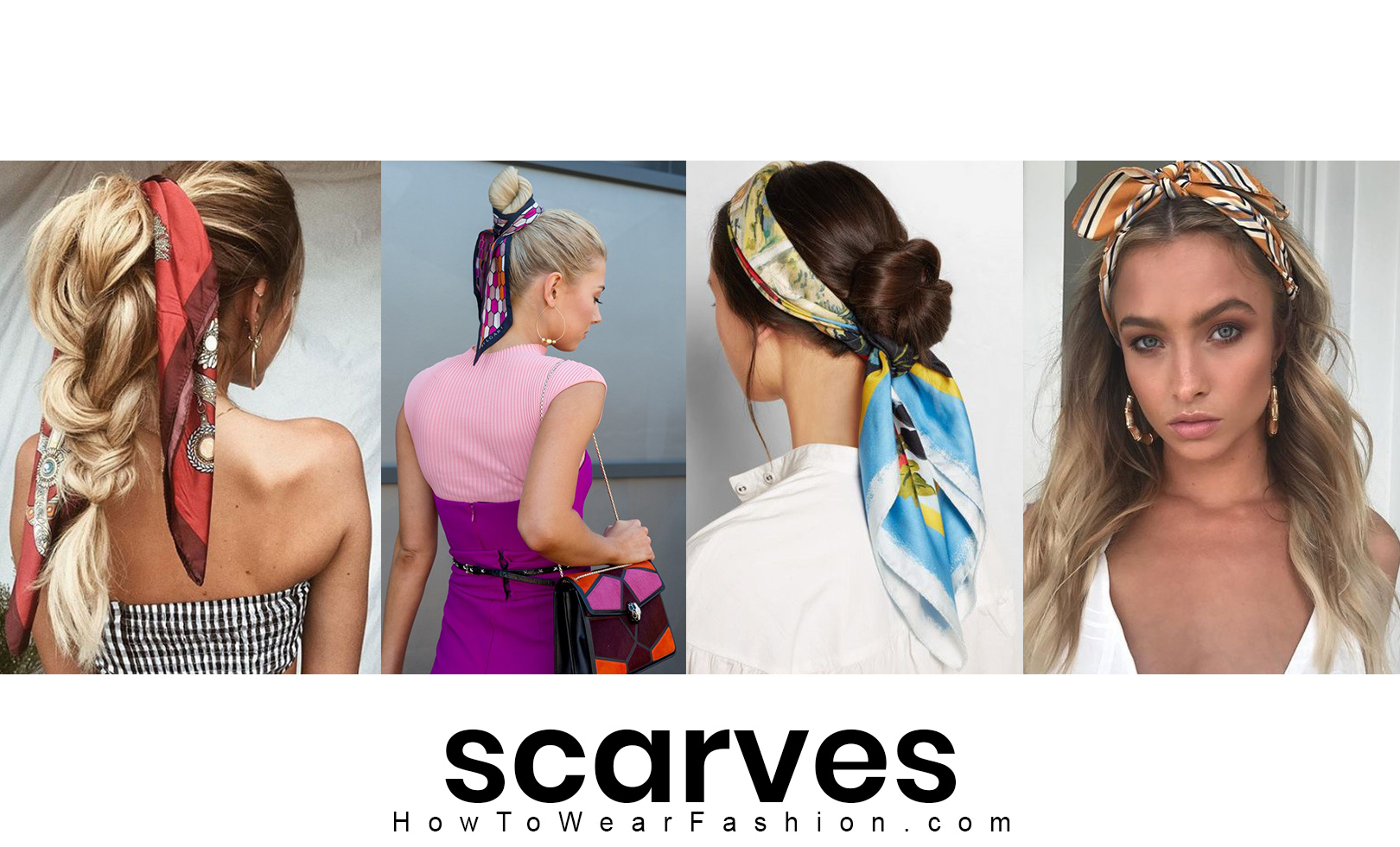 The Ultimate Guide to Hair Scarves | HOWTOWEAR Fashion