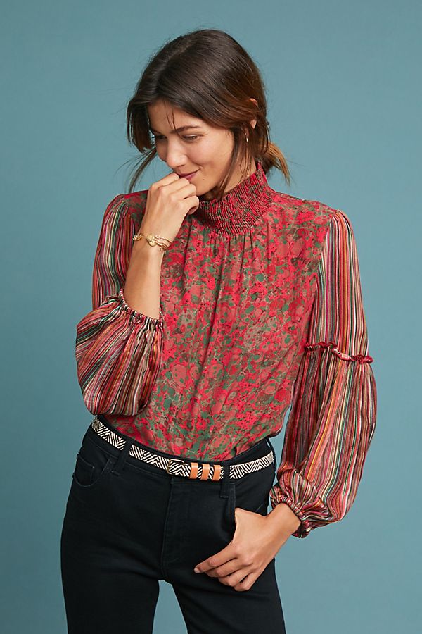 Mixed Motif Blouse