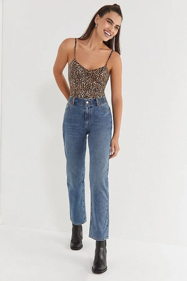 BDG Blossom Straight-Leg Jean