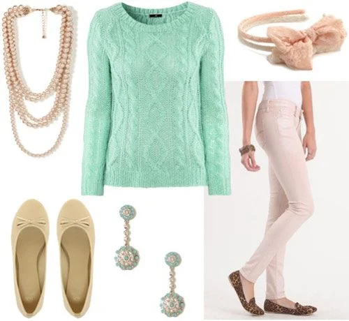 light green cardigan outfit