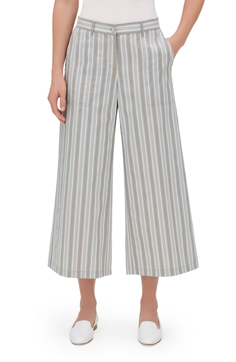 Fulton Elixir Stripe Crop Wide Leg Pants