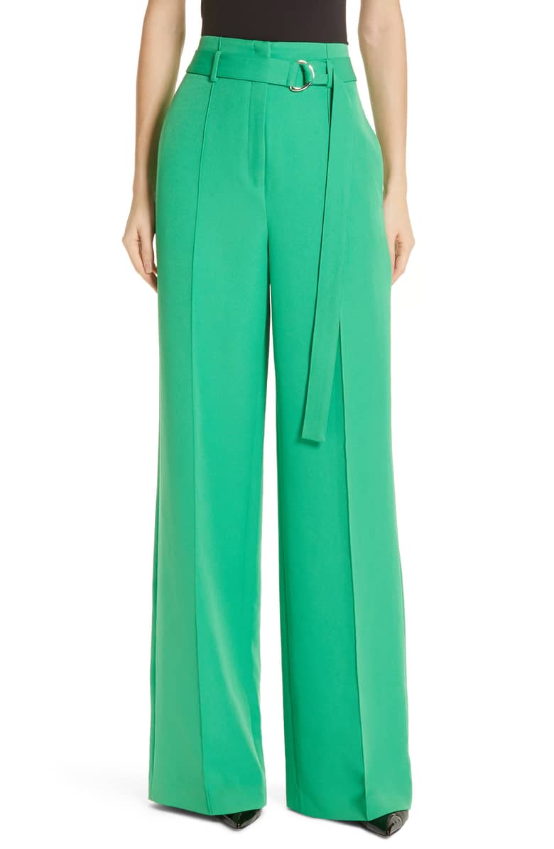Belted Wide Leg Pants