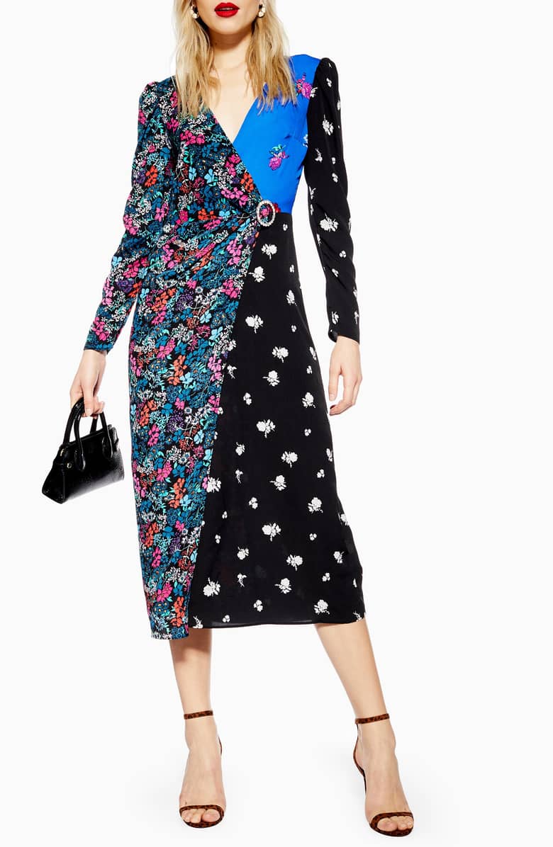 Grand Estate Mix Midi Dress