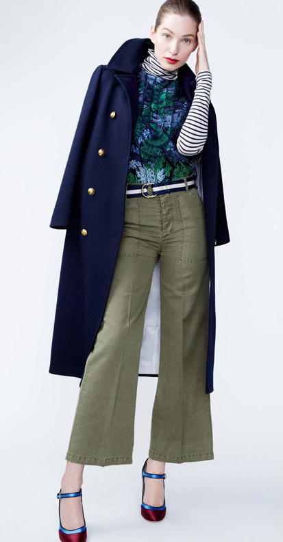 navy blue and red graphic tees