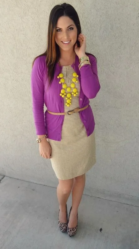 lavender cardigan outfits