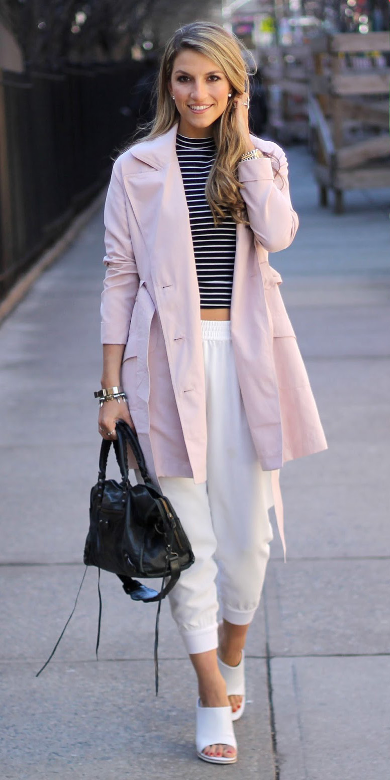 pink summer coat