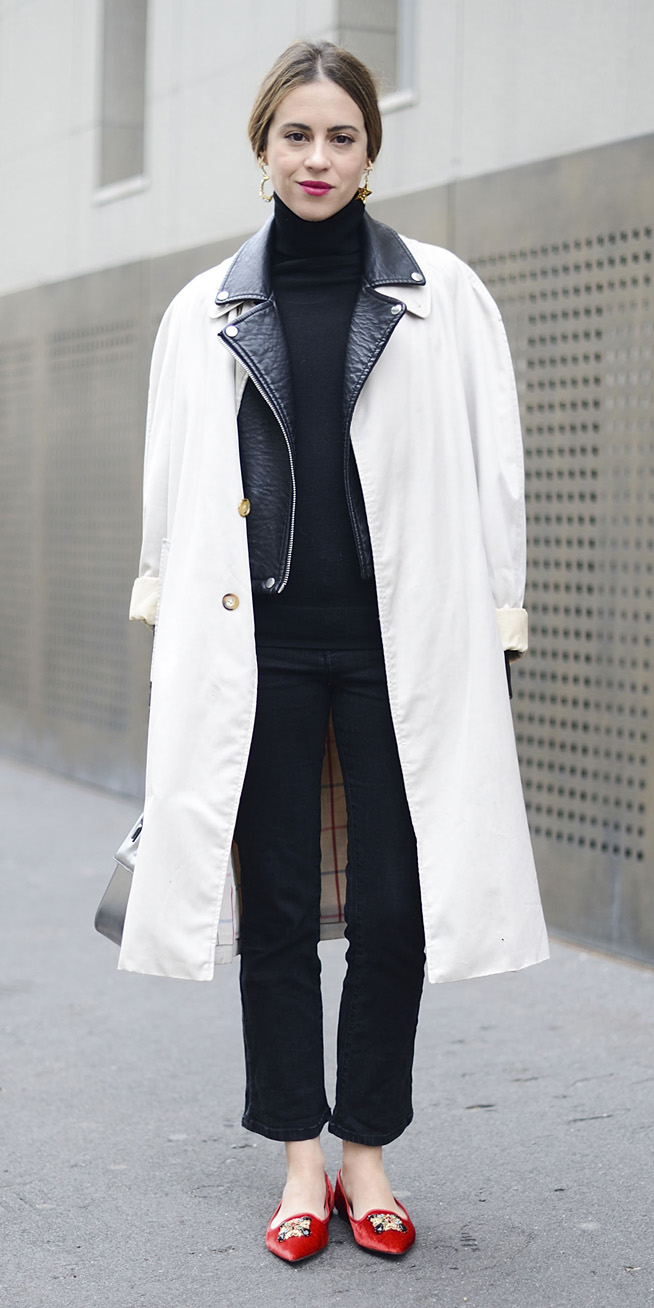 White trench coats | HOWTOWEAR Fashion