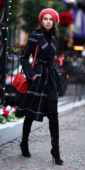 Black Trench Coats Howtowear Fashion, Black Trench Coat Dress