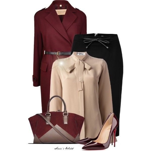 Burgundy overcoats | HOWTOWEAR Fashion