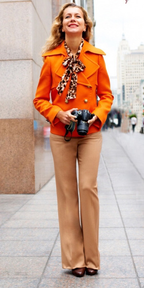 Fashion Coats Pilot Coats Brave Soul Heavy Pea Coat light orange casual look 