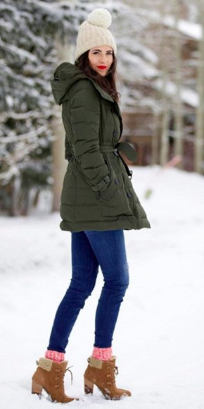 Olive Green Puffer Jackets Howtowear, Olive Green Winter Coats
