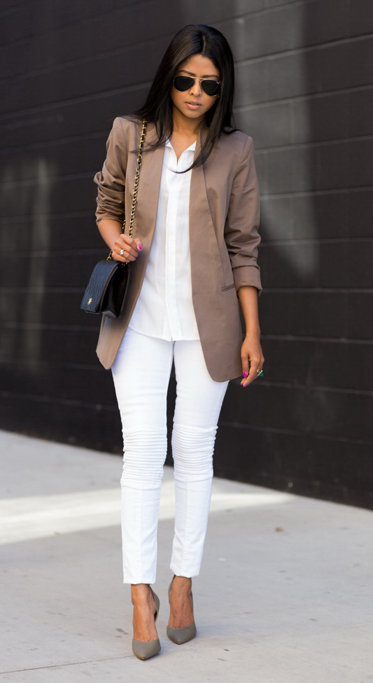 Brown blazers | HOWTOWEAR Fashion