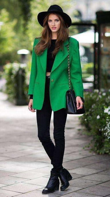 green blazer outfit, 6 Ways To A Blazer Being | Green blazer outfit, Blazer  outfits for women, Work women 
