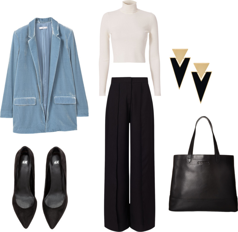 Light blue blazers | HOWTOWEAR Fashion