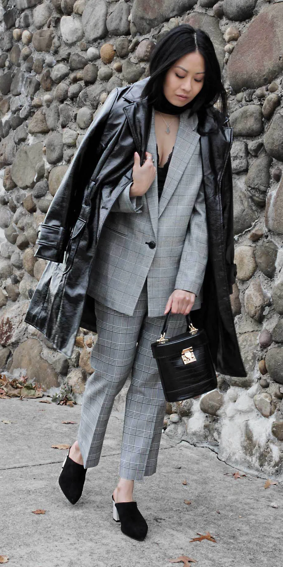 Light gray blazers HOWTOWEAR Fashion