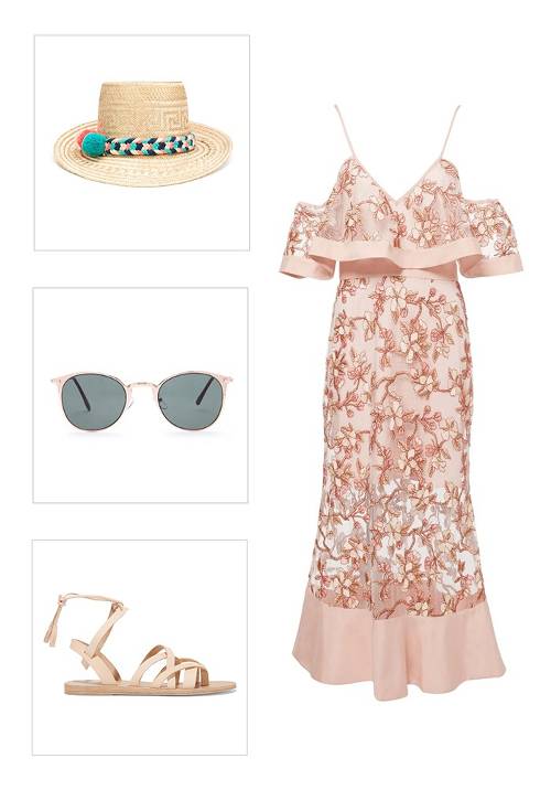 Pastel pink midi dresses | HOWTOWEAR Fashion