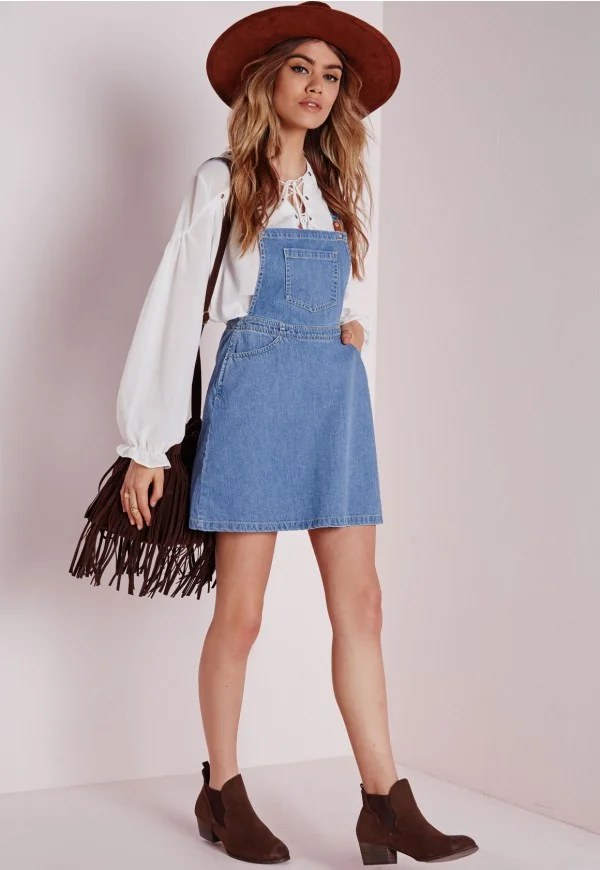 pinafore dress with jumper