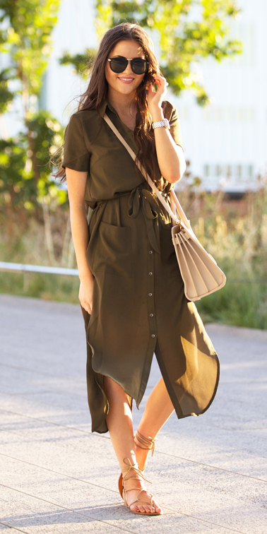 shoes for olive green dress
